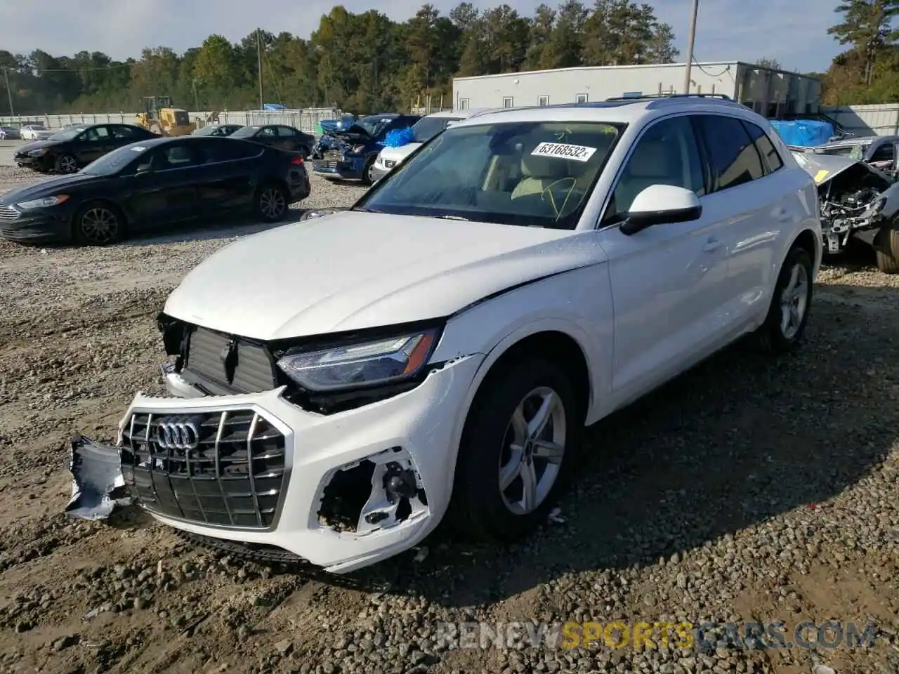 2 Photograph of a damaged car WA1ABAFY6N2116875 AUDI Q5 2022