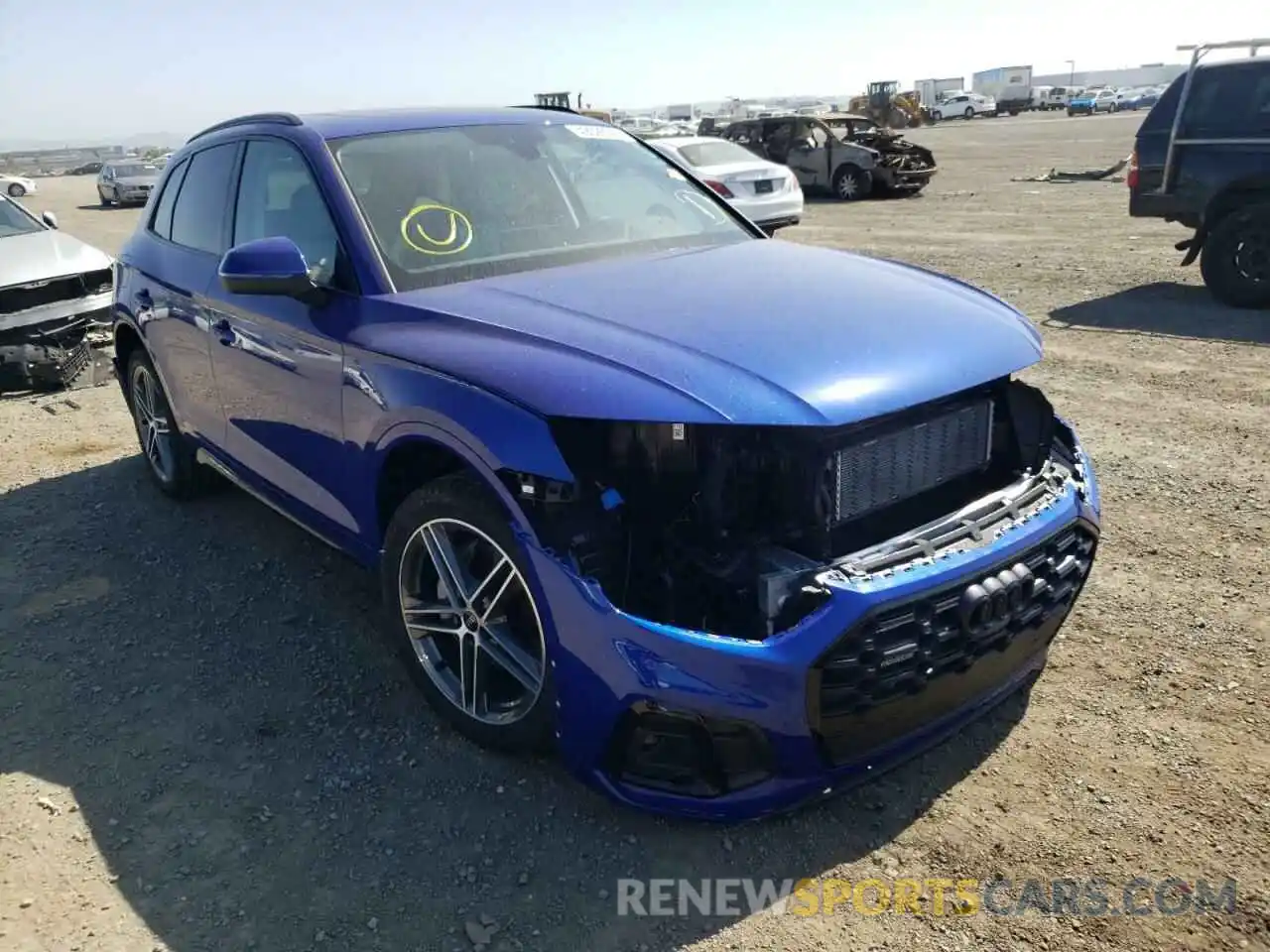 1 Photograph of a damaged car WA1E2AFY8N2061637 AUDI Q5 2022