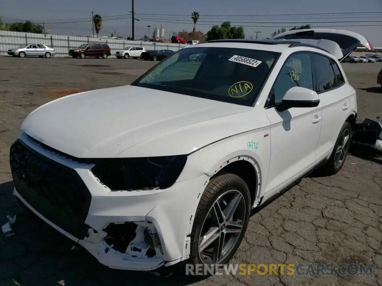 2 Photograph of a damaged car WA1E2BFY8N2022679 AUDI Q5 2022