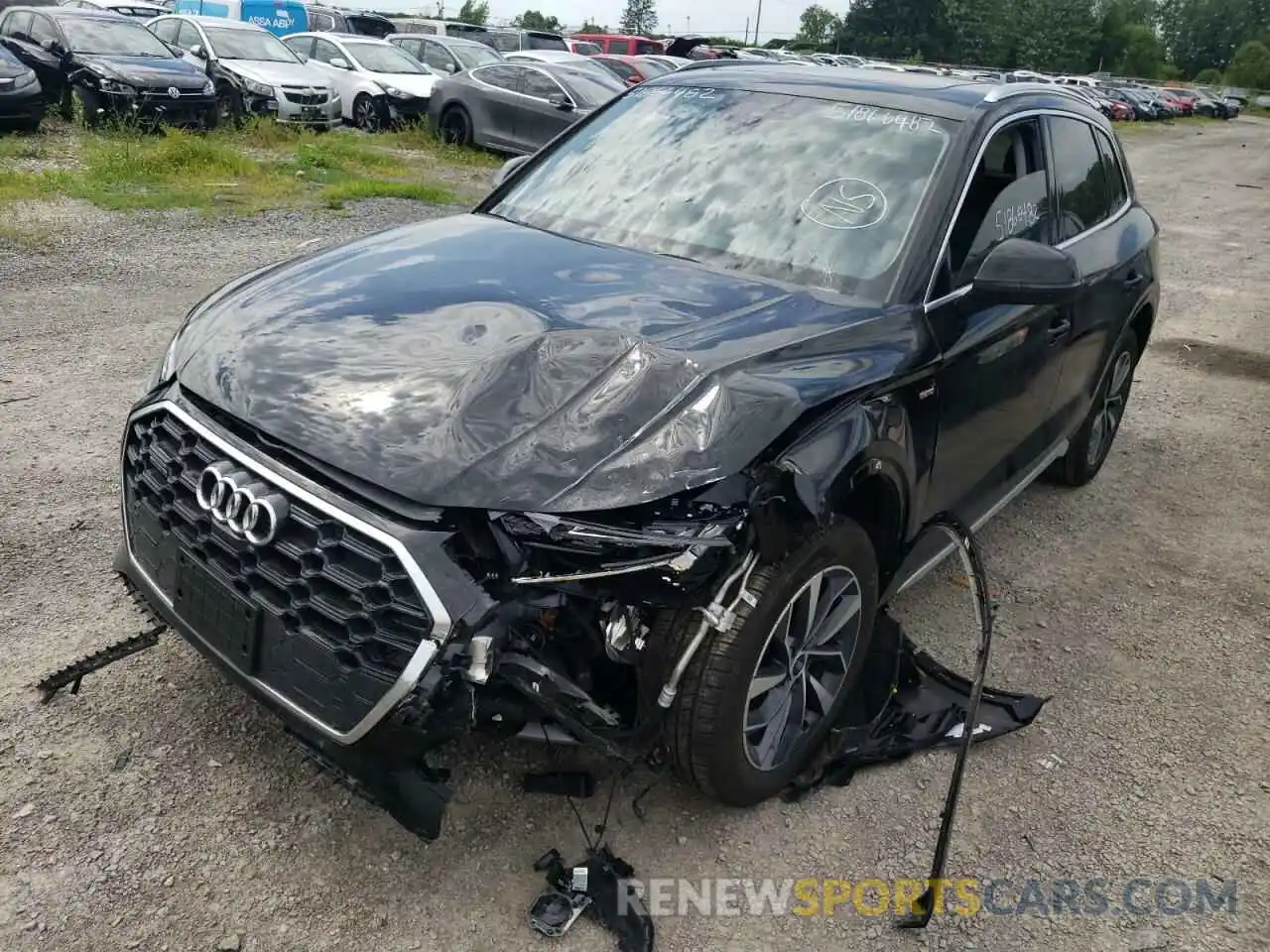 2 Photograph of a damaged car WA1EAAFY0N2040767 AUDI Q5 2022