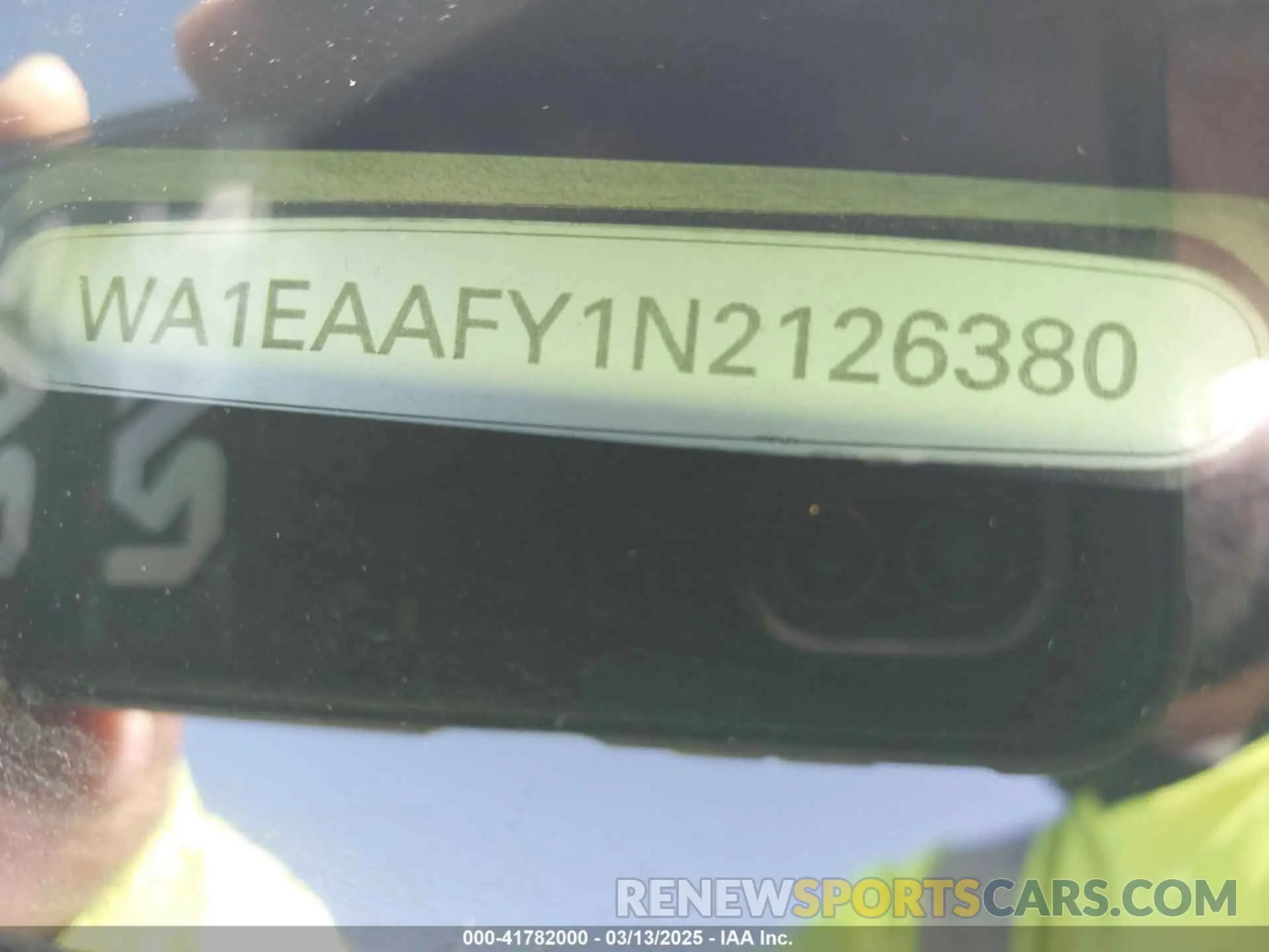 9 Photograph of a damaged car WA1EAAFY1N2126380 AUDI Q5 2022