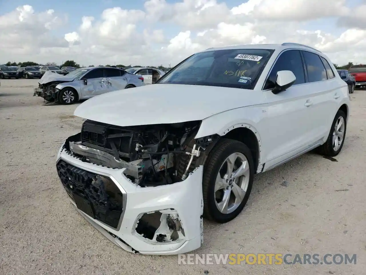 2 Photograph of a damaged car WA1EAAFY3N2006192 AUDI Q5 2022