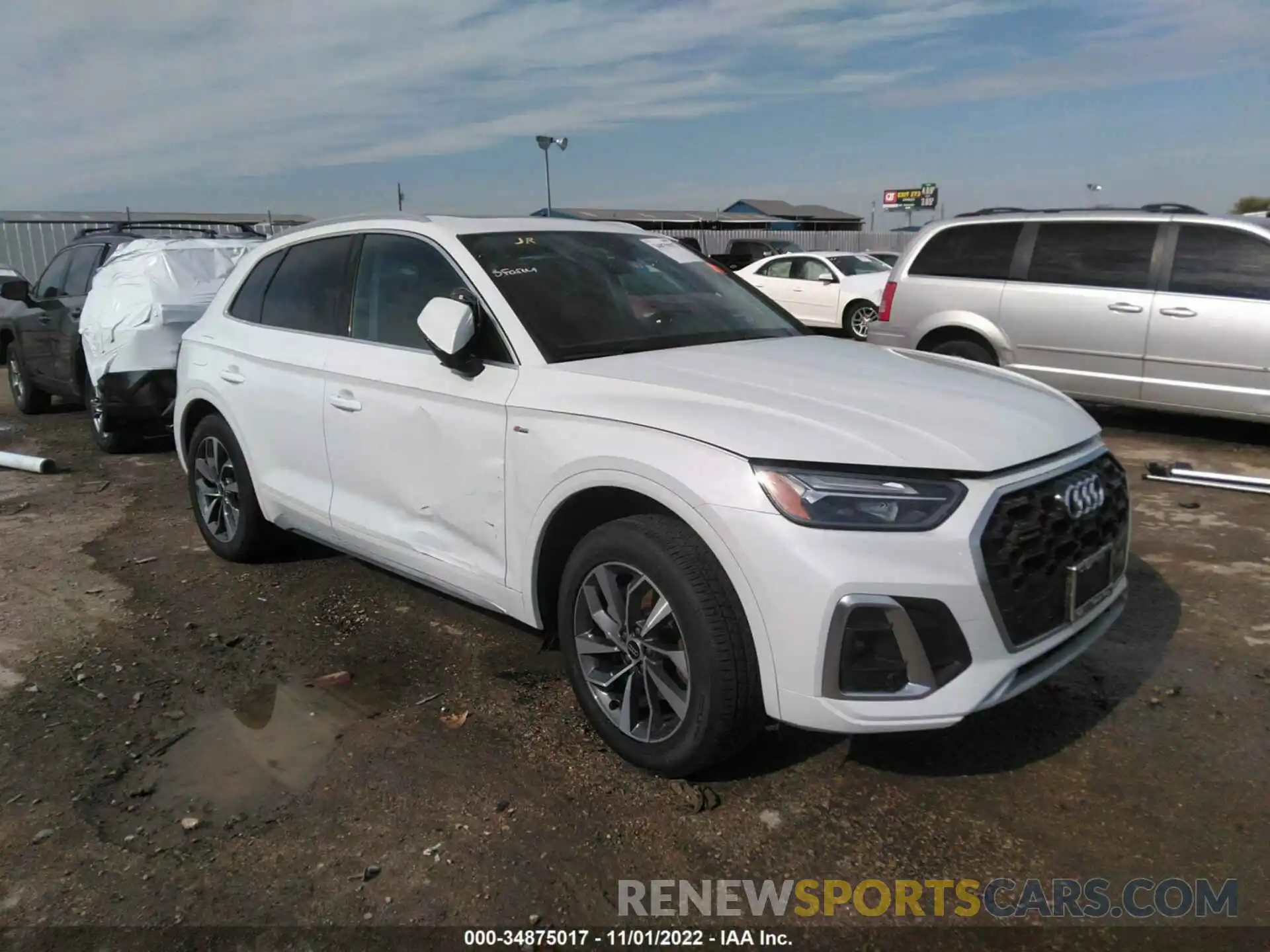 1 Photograph of a damaged car WA1EAAFY8N2107812 AUDI Q5 2022