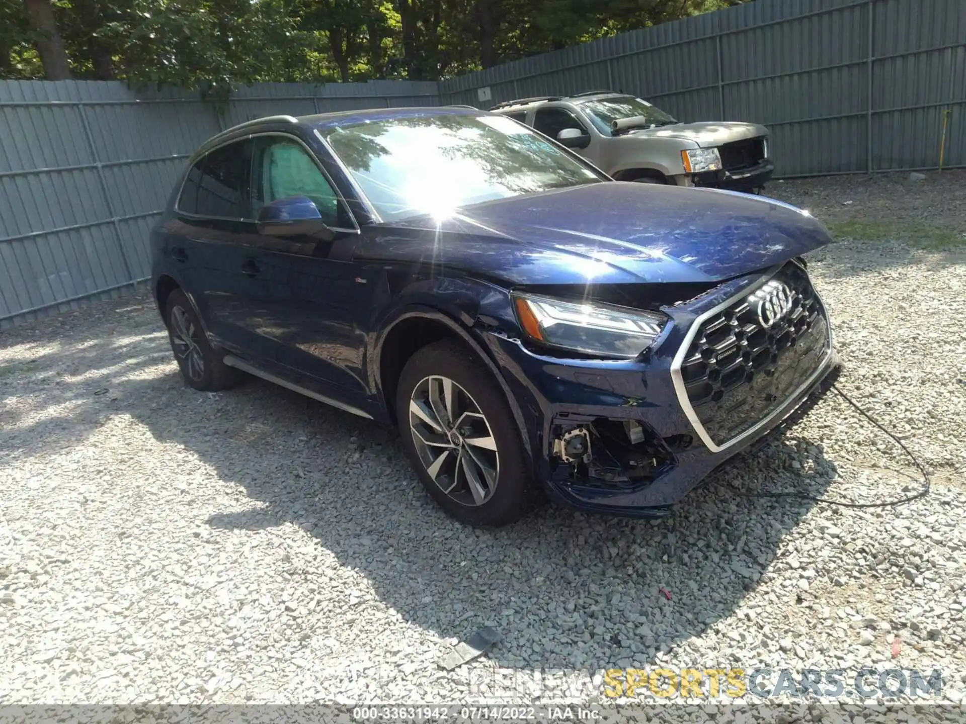 1 Photograph of a damaged car WA1FAAFY7N2056128 AUDI Q5 2022