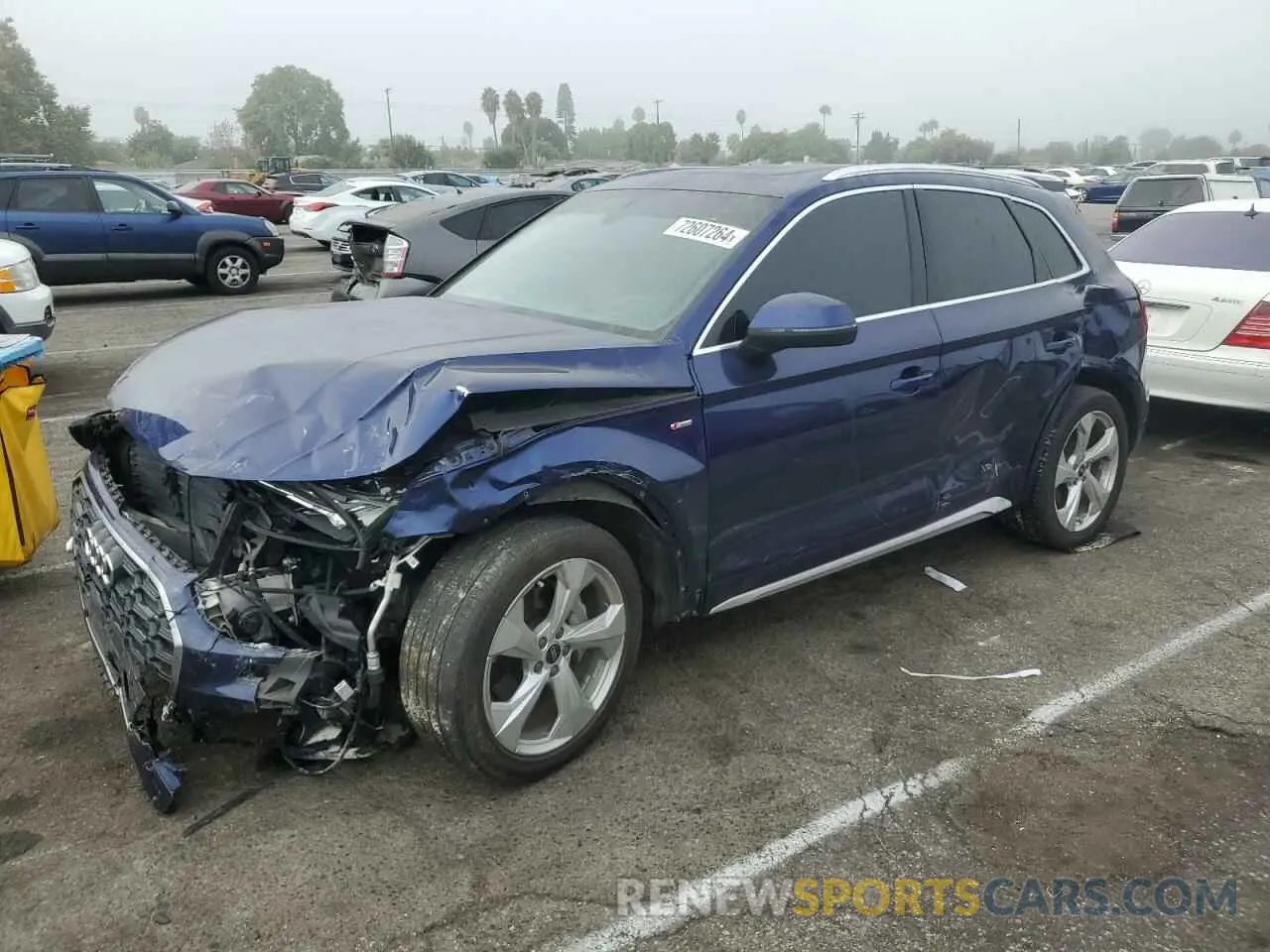1 Photograph of a damaged car WA1FAAFY9N2047673 AUDI Q5 2022