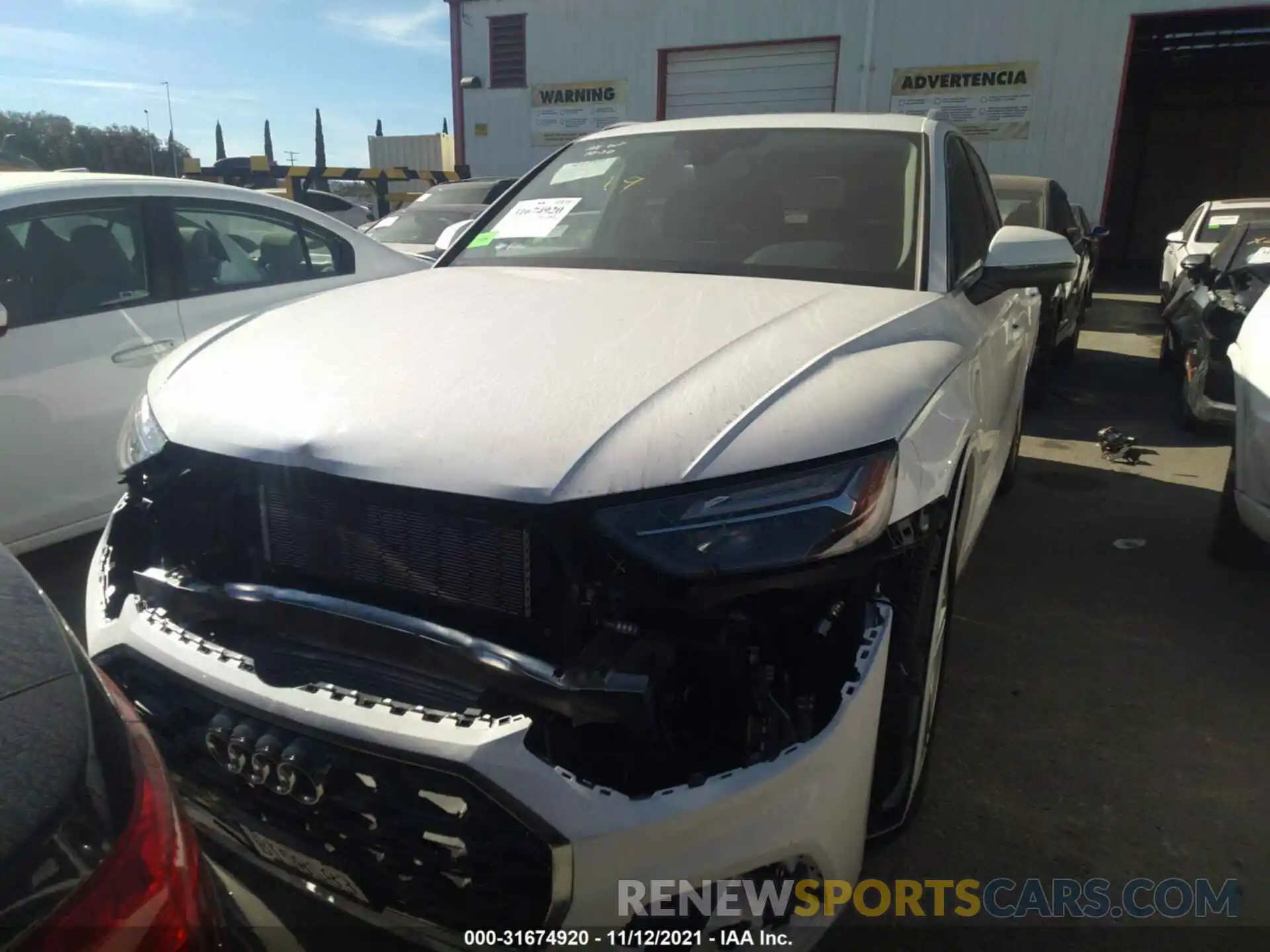 2 Photograph of a damaged car WA1G2AFY5N2003834 AUDI Q5 2022