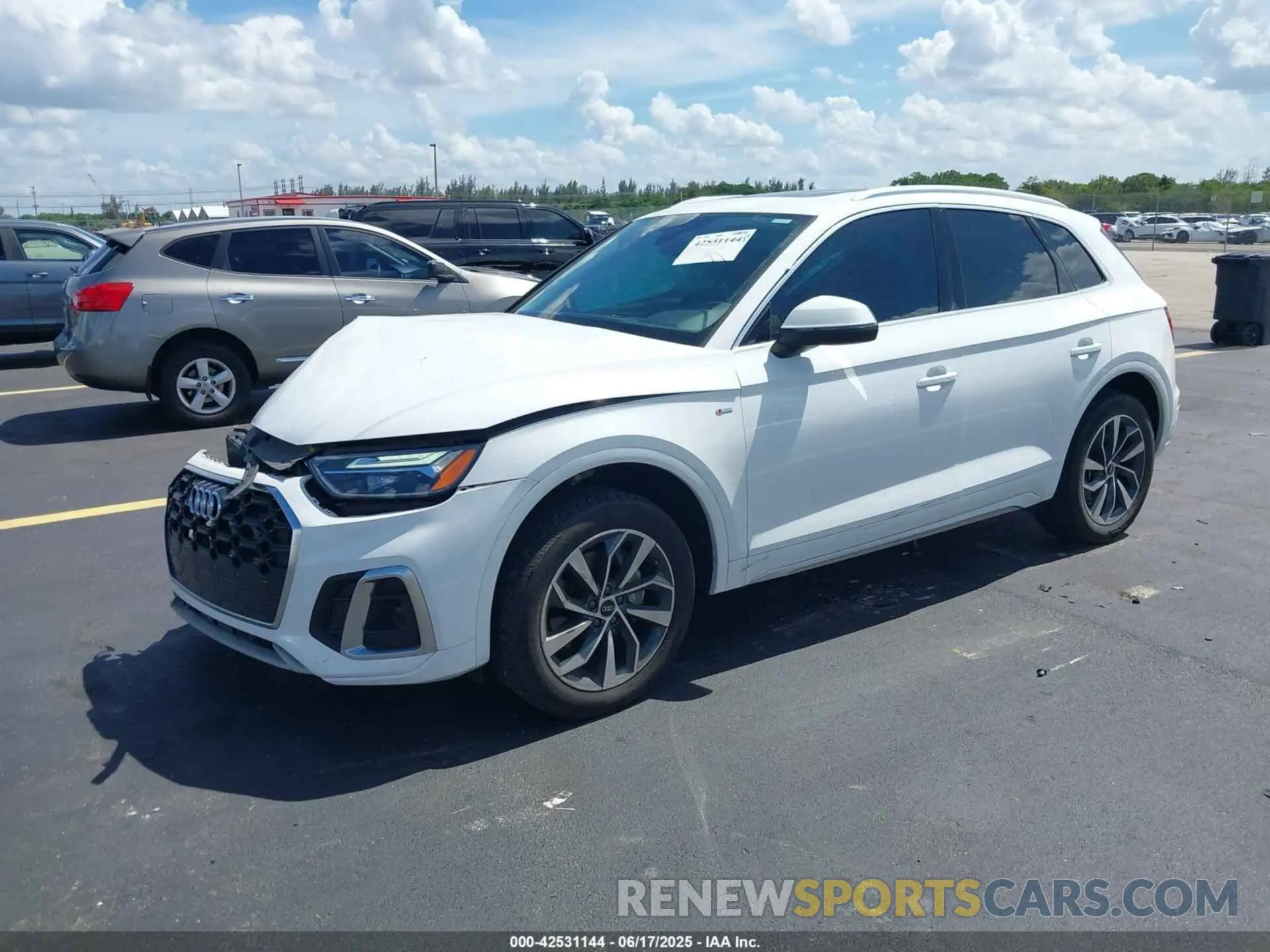 2 Photograph of a damaged car WA1GAAFY2N2087968 AUDI Q5 2022