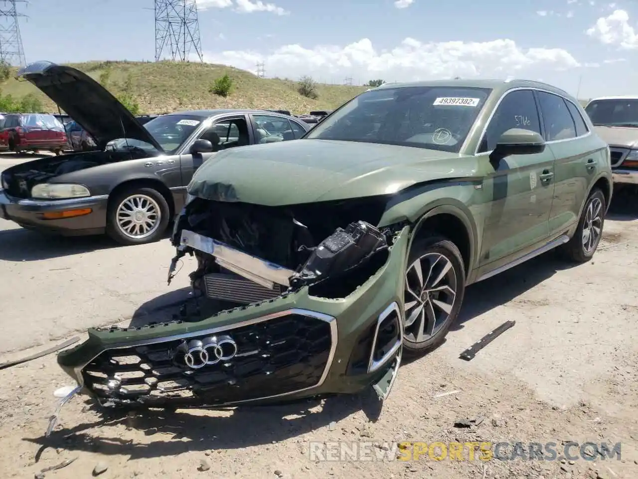 2 Photograph of a damaged car WA1GAAFY5N2030728 AUDI Q5 2022