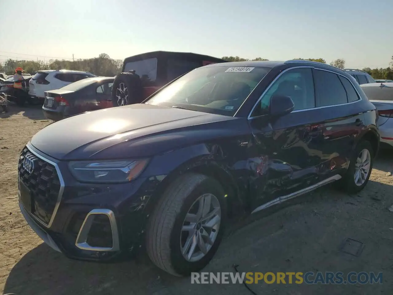 1 Photograph of a damaged car WA1GAAFY5N2100437 AUDI Q5 2022