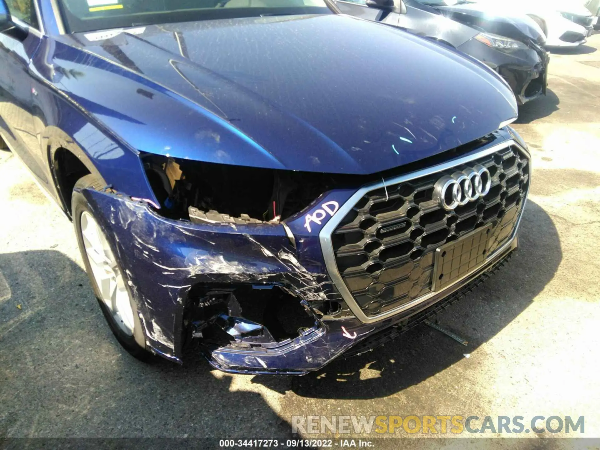 6 Photograph of a damaged car WA1GAAFY8N2065991 AUDI Q5 2022