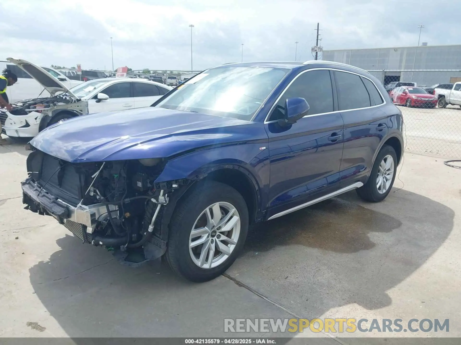2 Photograph of a damaged car WA1GAAFYXN2033558 AUDI Q5 2022