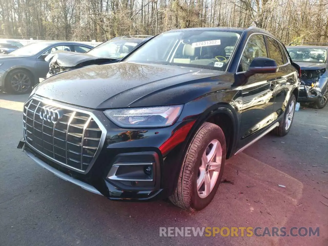 1 Photograph of a damaged car WA1ABAFY8P2017378 AUDI Q5 2023