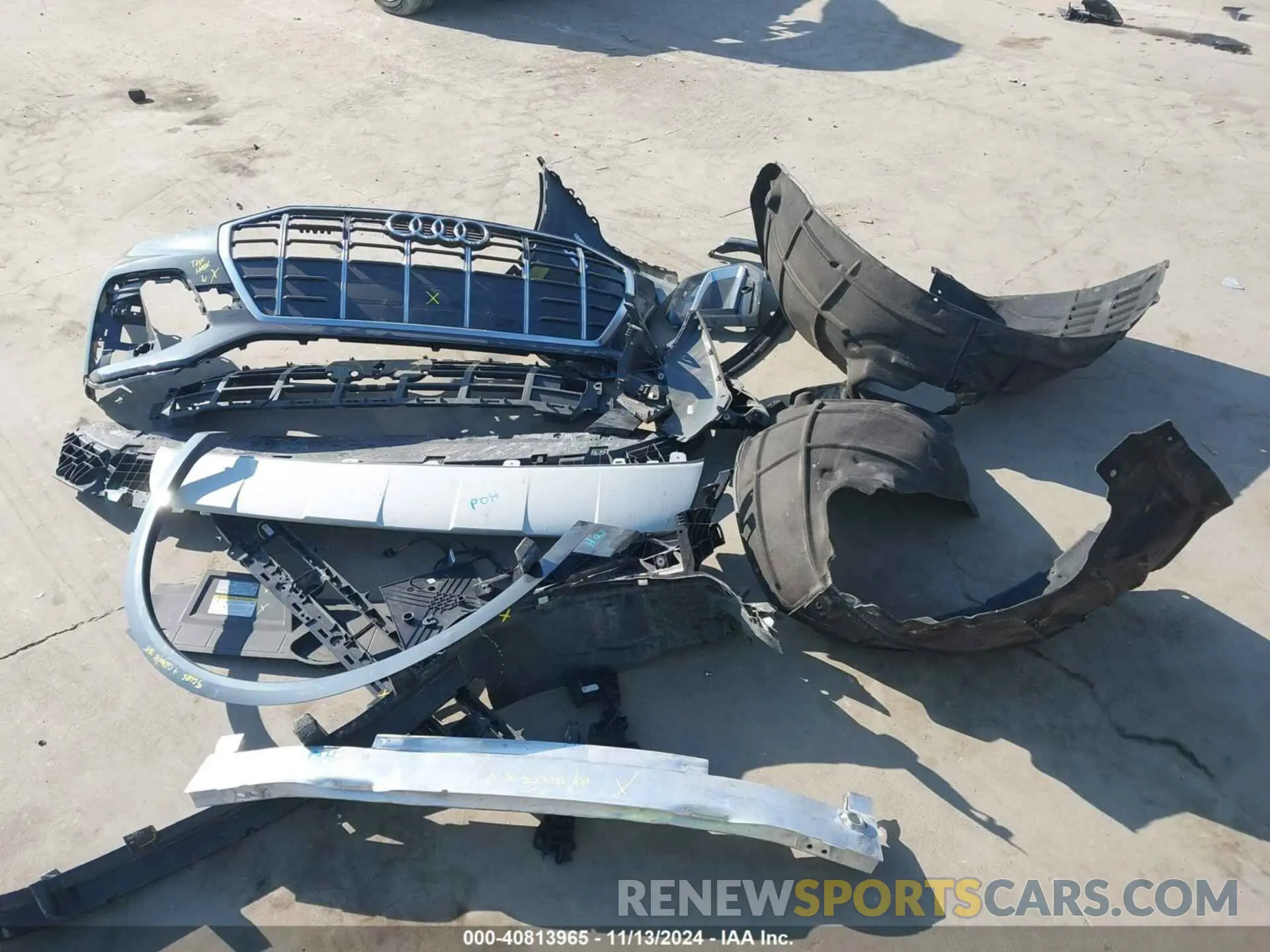 12 Photograph of a damaged car WA1ABAFY9P2113715 AUDI Q5 2023