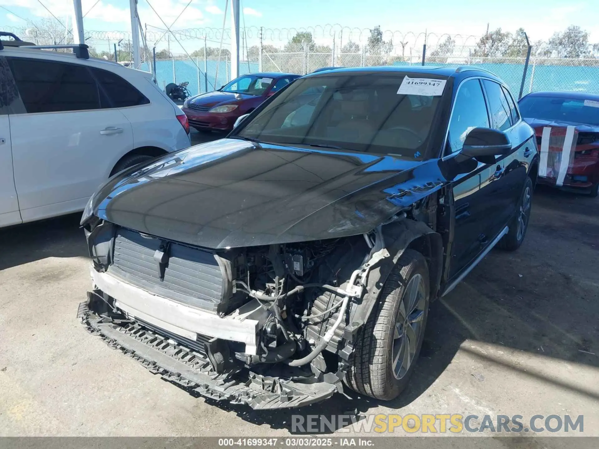 2 Photograph of a damaged car WA1GAAFY6P2096739 AUDI Q5 2023
