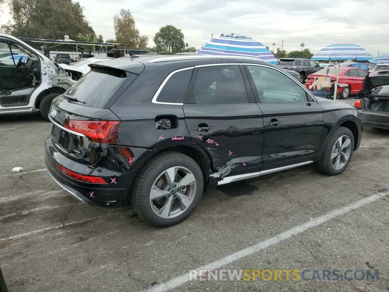3 Photograph of a damaged car WA1ABAFY6R2137571 AUDI Q5 2024