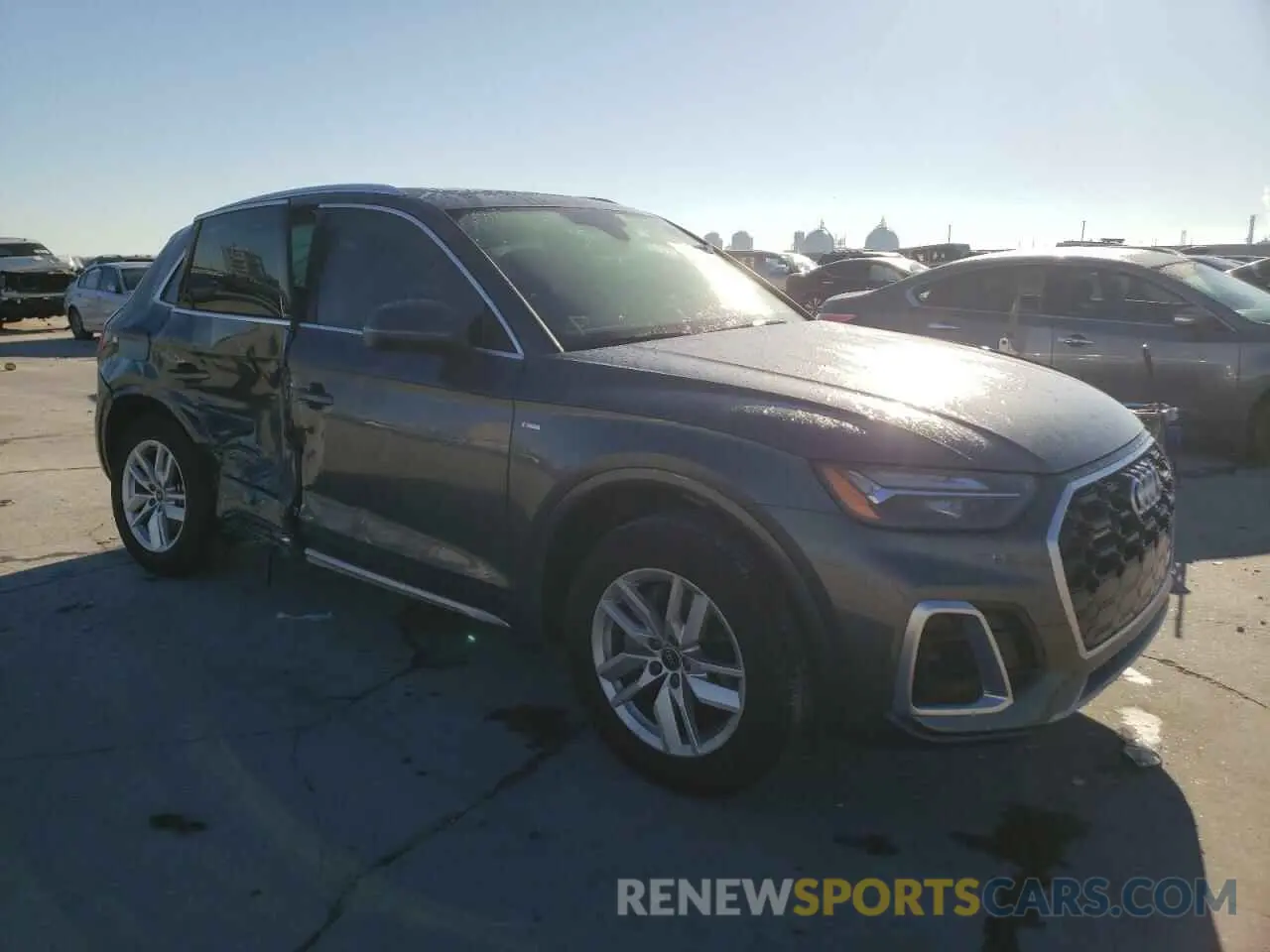 4 Photograph of a damaged car WA1GAAFYXR2065433 AUDI Q5 2024