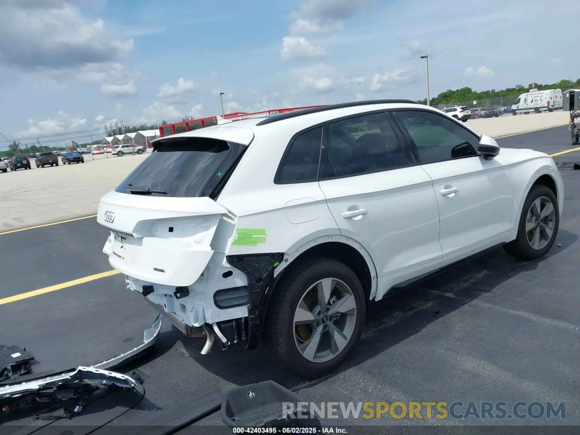 4 Photograph of a damaged car WA1ABAFY3S2050913 AUDI Q5 2025
