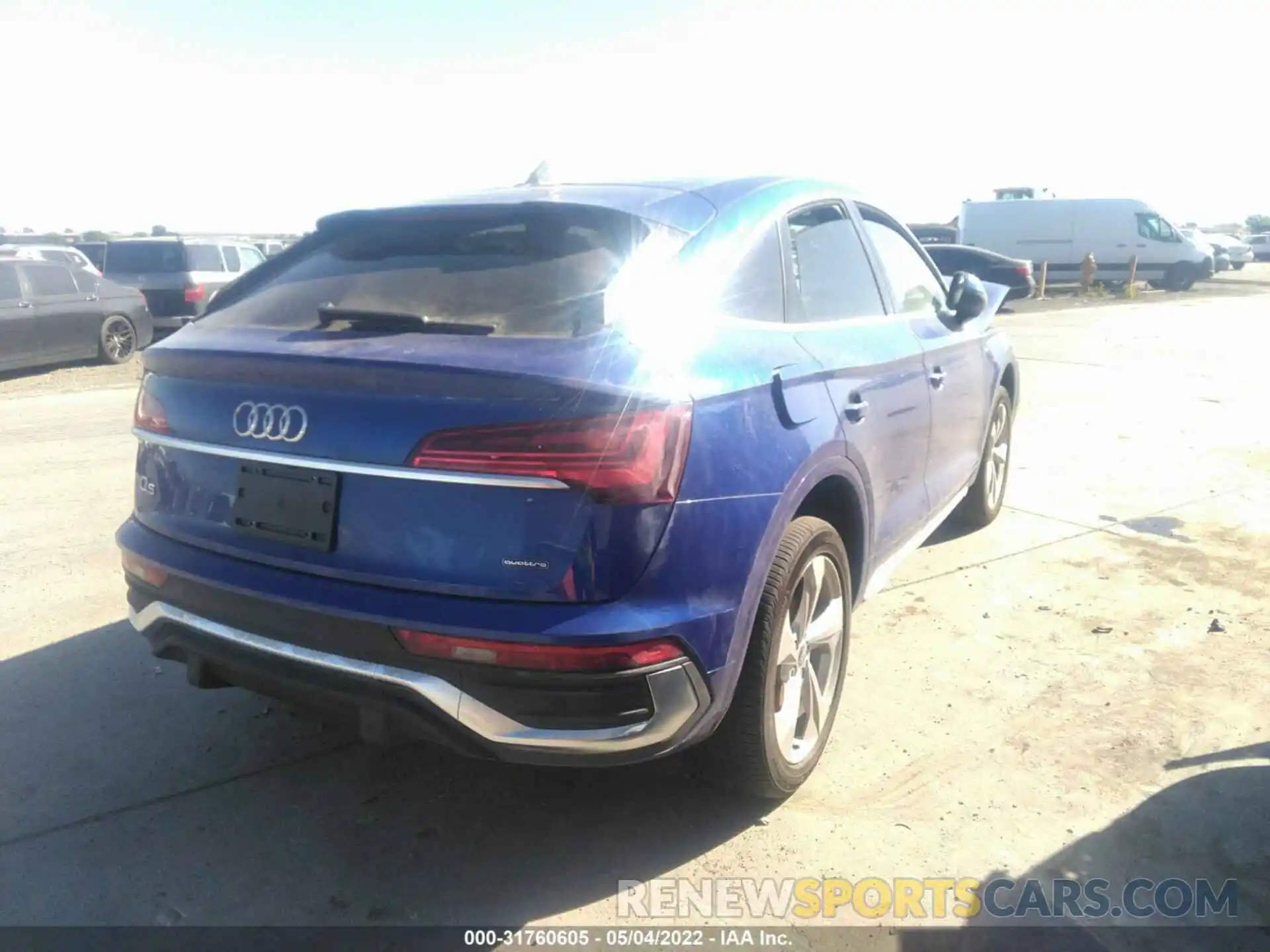 4 Photograph of a damaged car WA15AAFY0M2125588 AUDI Q5 SPORTBACK 2021