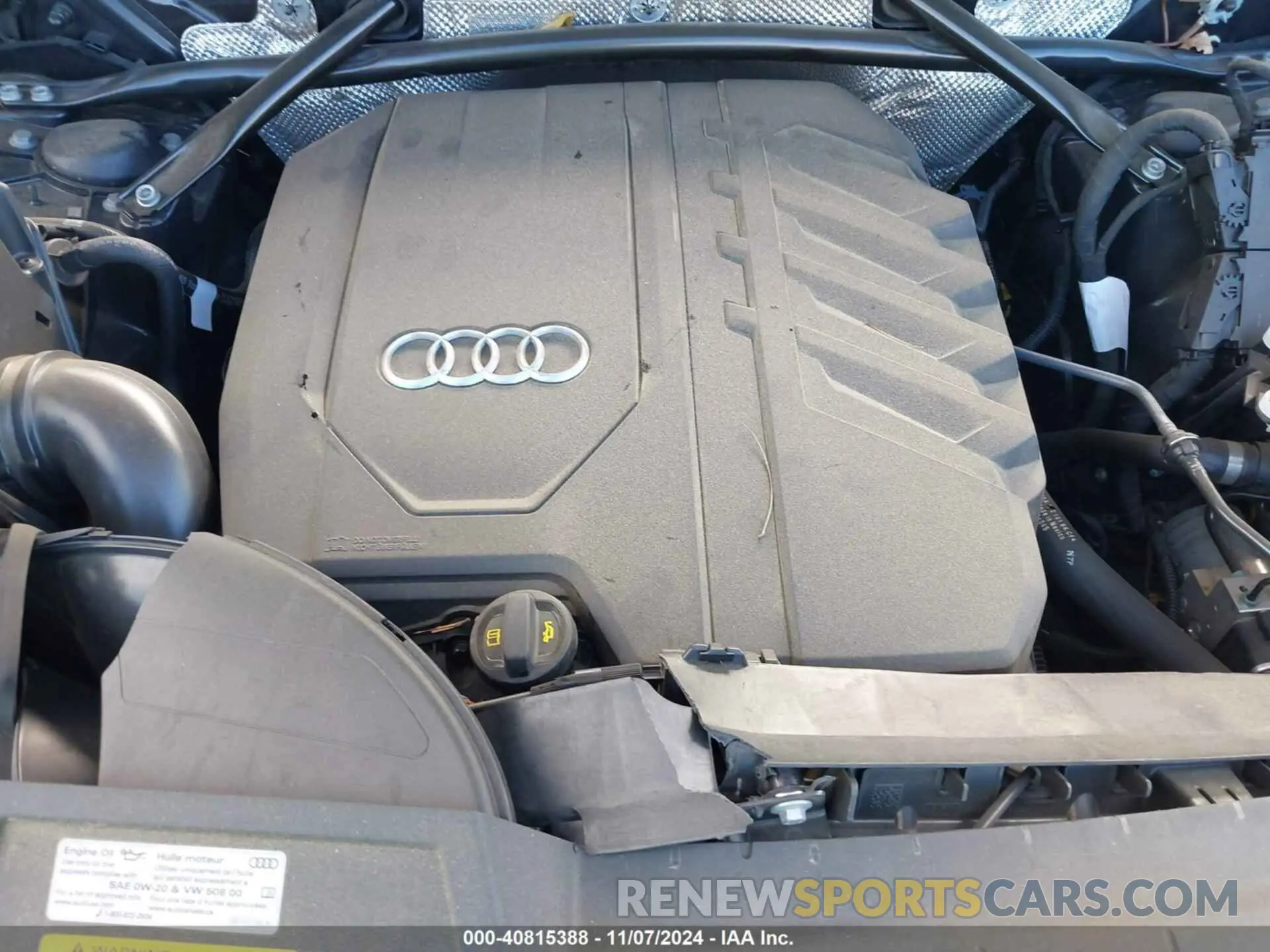 10 Photograph of a damaged car WA16AAFY7P2035265 AUDI Q5 SPORTBACK 2023