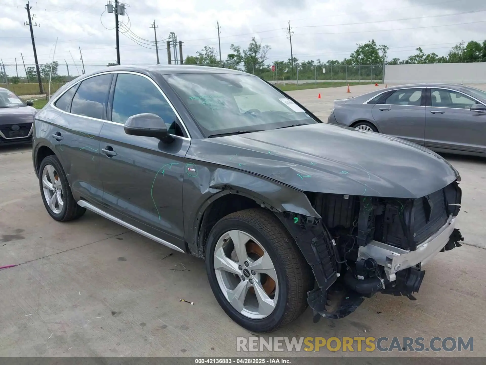 1 Photograph of a damaged car WA14AAFY1R2033506 AUDI Q5 SPORTBACK 2024