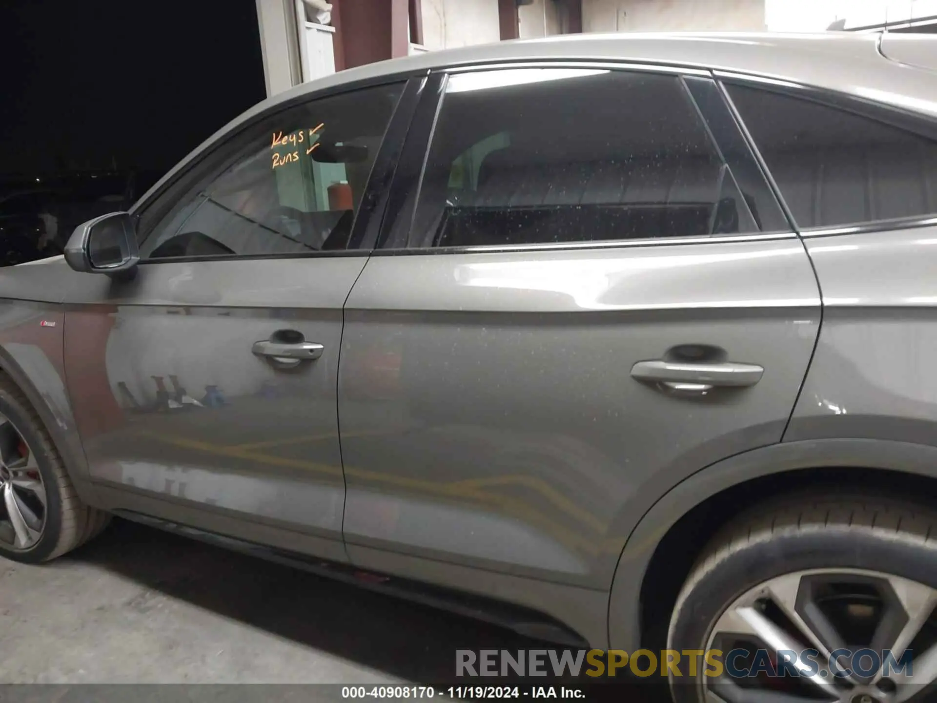 14 Photograph of a damaged car WA15AAFYXR2145161 AUDI Q5 SPORTBACK 2024