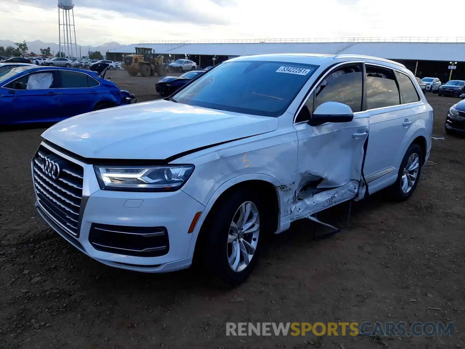 2 Photograph of a damaged car WA1AAAF70KD009833 AUDI Q7 2019