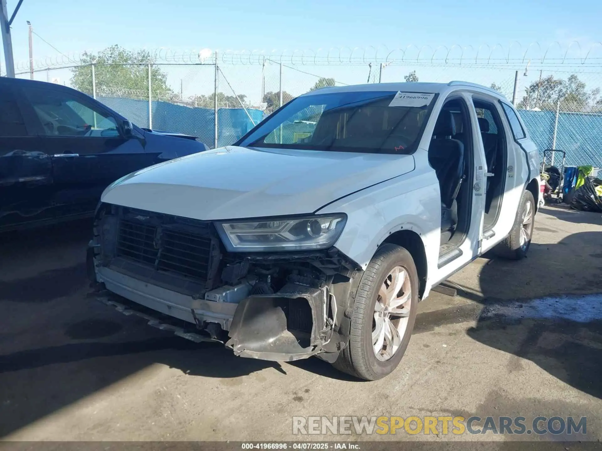 2 Photograph of a damaged car WA1AAAF70KD037387 AUDI Q7 2019