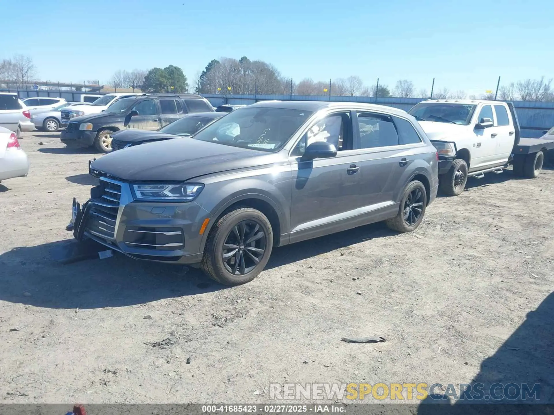 2 Photograph of a damaged car WA1AAAF71KD007167 AUDI Q7 2019