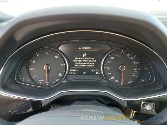 9 Photograph of a damaged car WA1AAAF72KD011499 AUDI Q7 2019