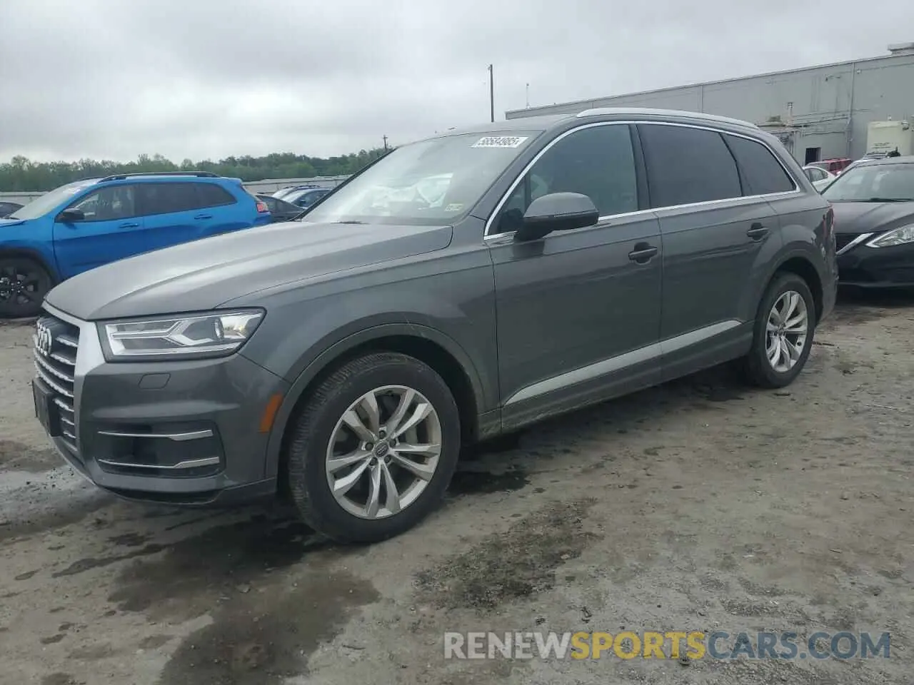 1 Photograph of a damaged car WA1AAAF76KD009139 AUDI Q7 2019