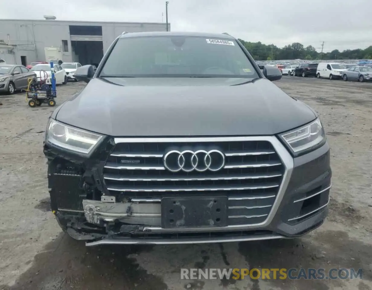 5 Photograph of a damaged car WA1AAAF76KD009139 AUDI Q7 2019