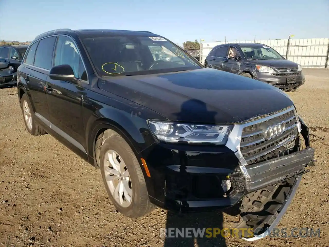 1 Photograph of a damaged car WA1AAAF77KD008260 AUDI Q7 2019