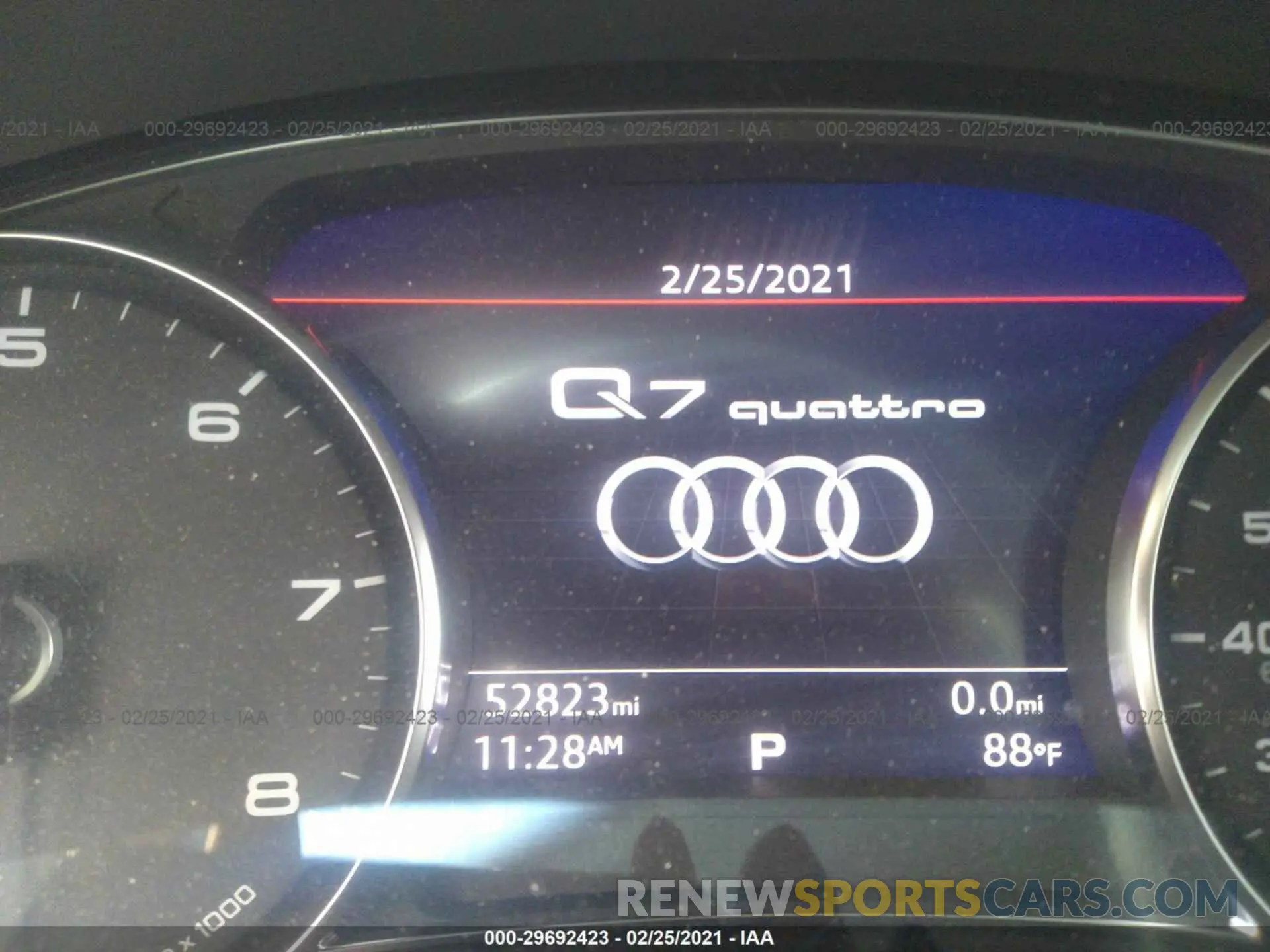 7 Photograph of a damaged car WA1AHAF71KD025566 AUDI Q7 2019