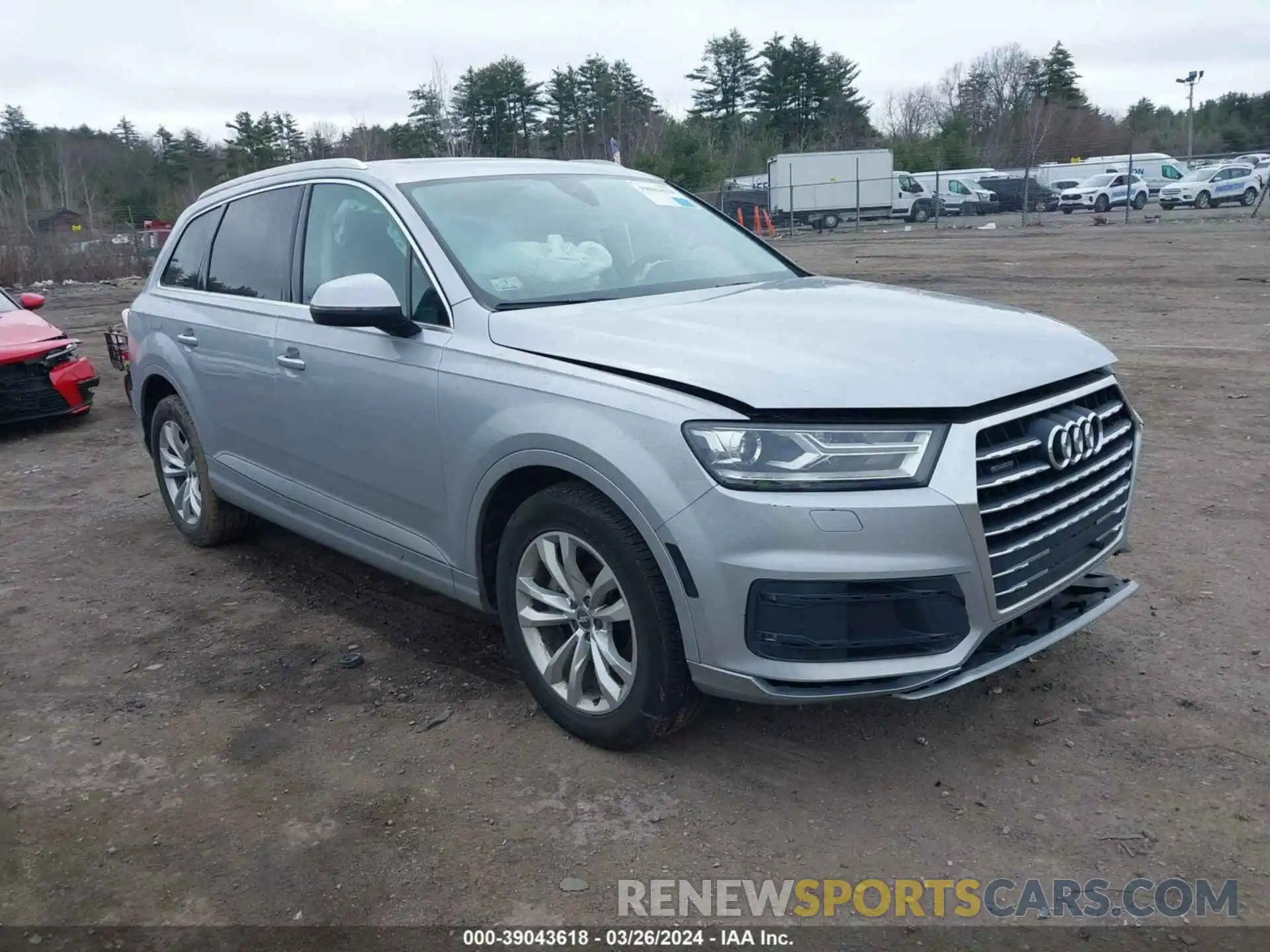 1 Photograph of a damaged car WA1AHAF71KD037037 AUDI Q7 2019