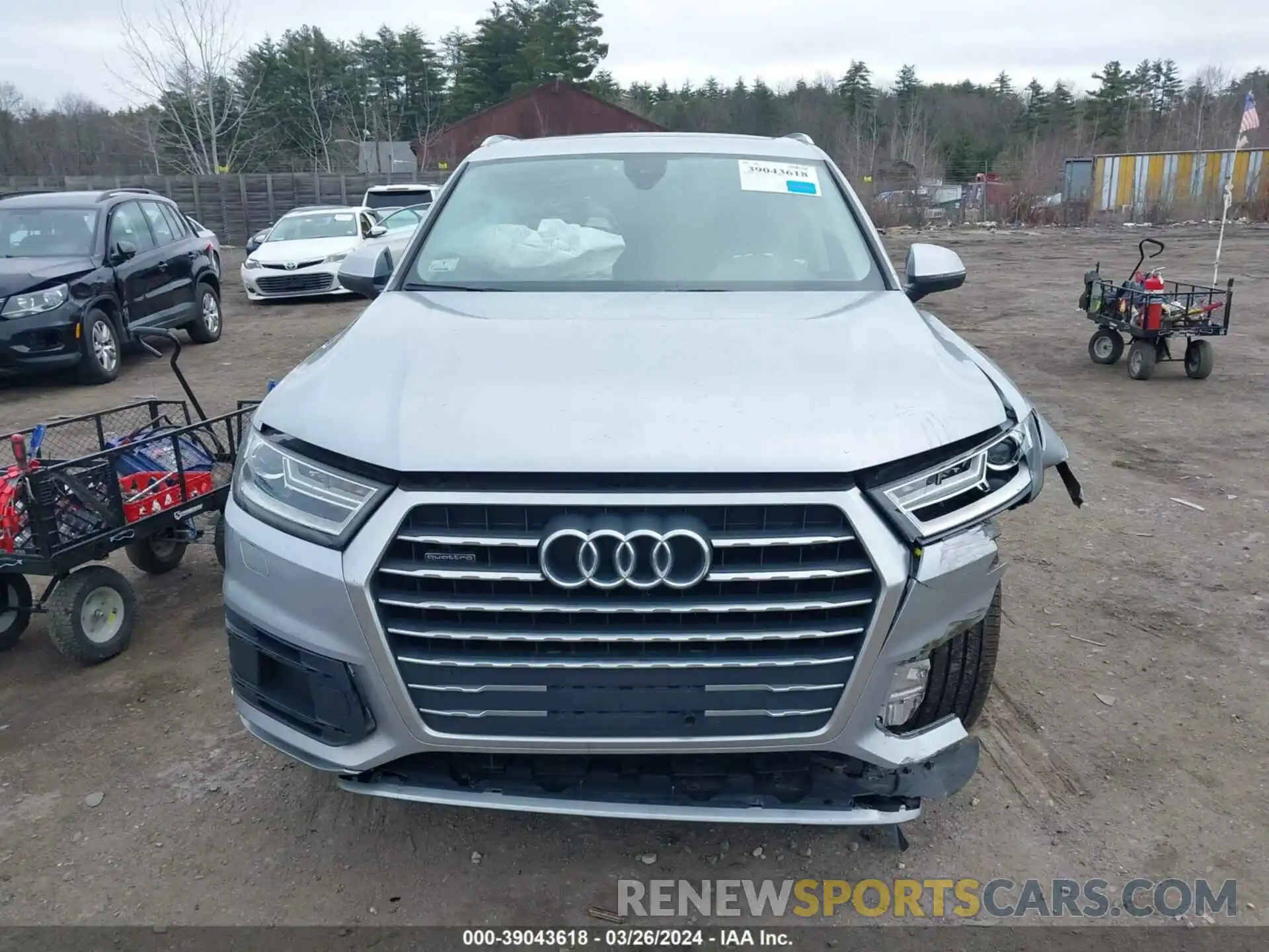 12 Photograph of a damaged car WA1AHAF71KD037037 AUDI Q7 2019