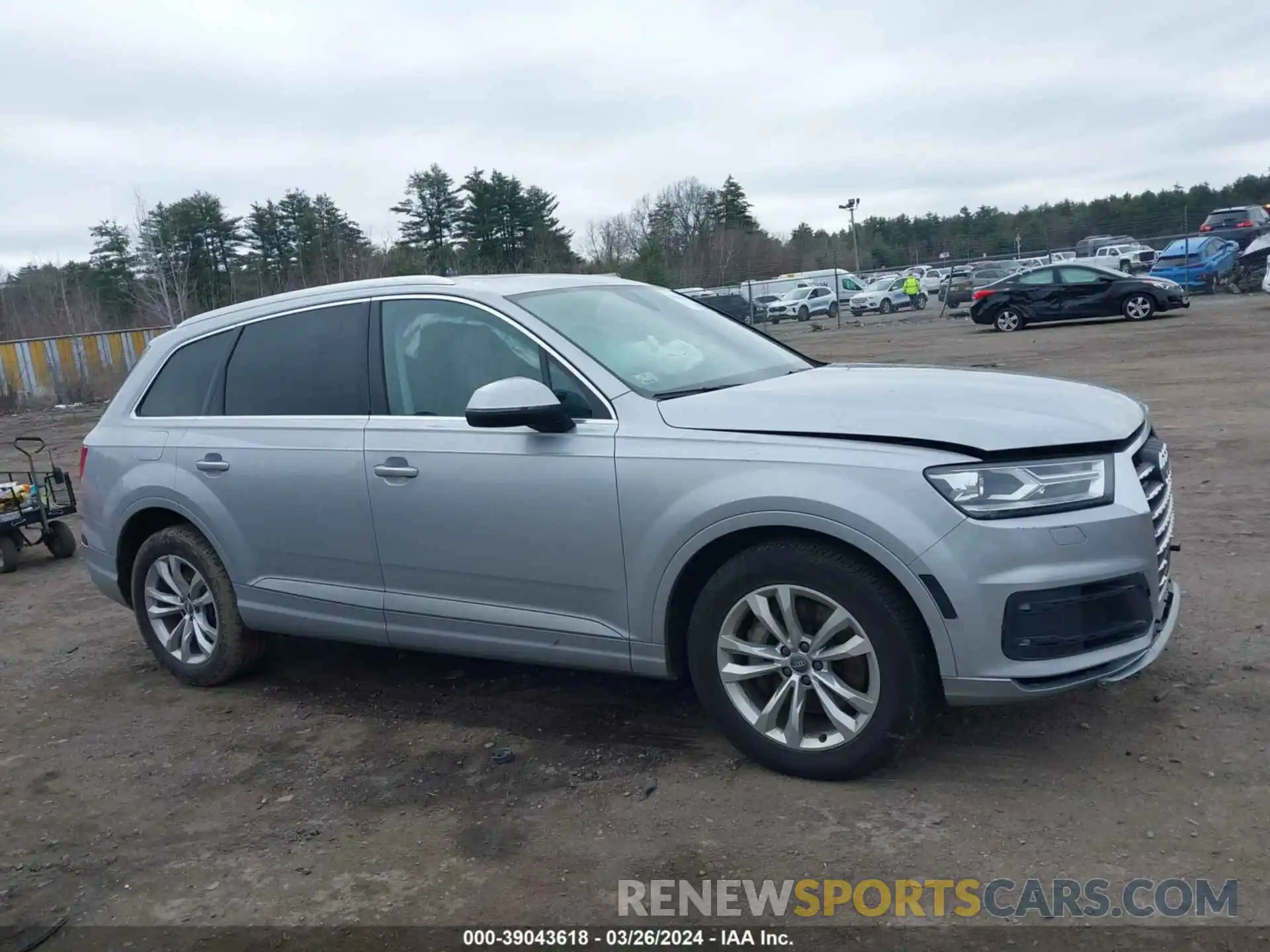 13 Photograph of a damaged car WA1AHAF71KD037037 AUDI Q7 2019