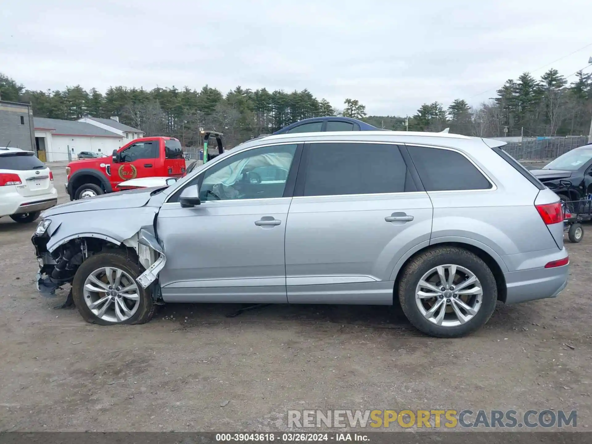 14 Photograph of a damaged car WA1AHAF71KD037037 AUDI Q7 2019