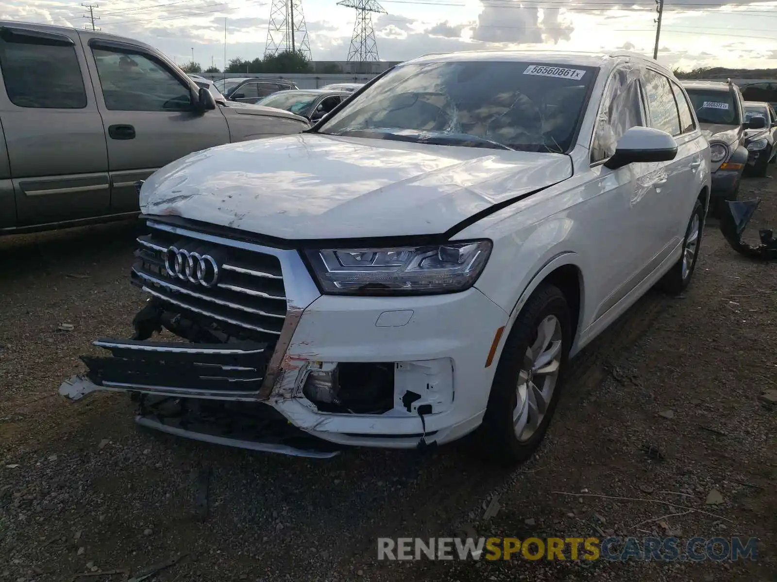 2 Photograph of a damaged car WA1AHAF71KD049737 AUDI Q7 2019