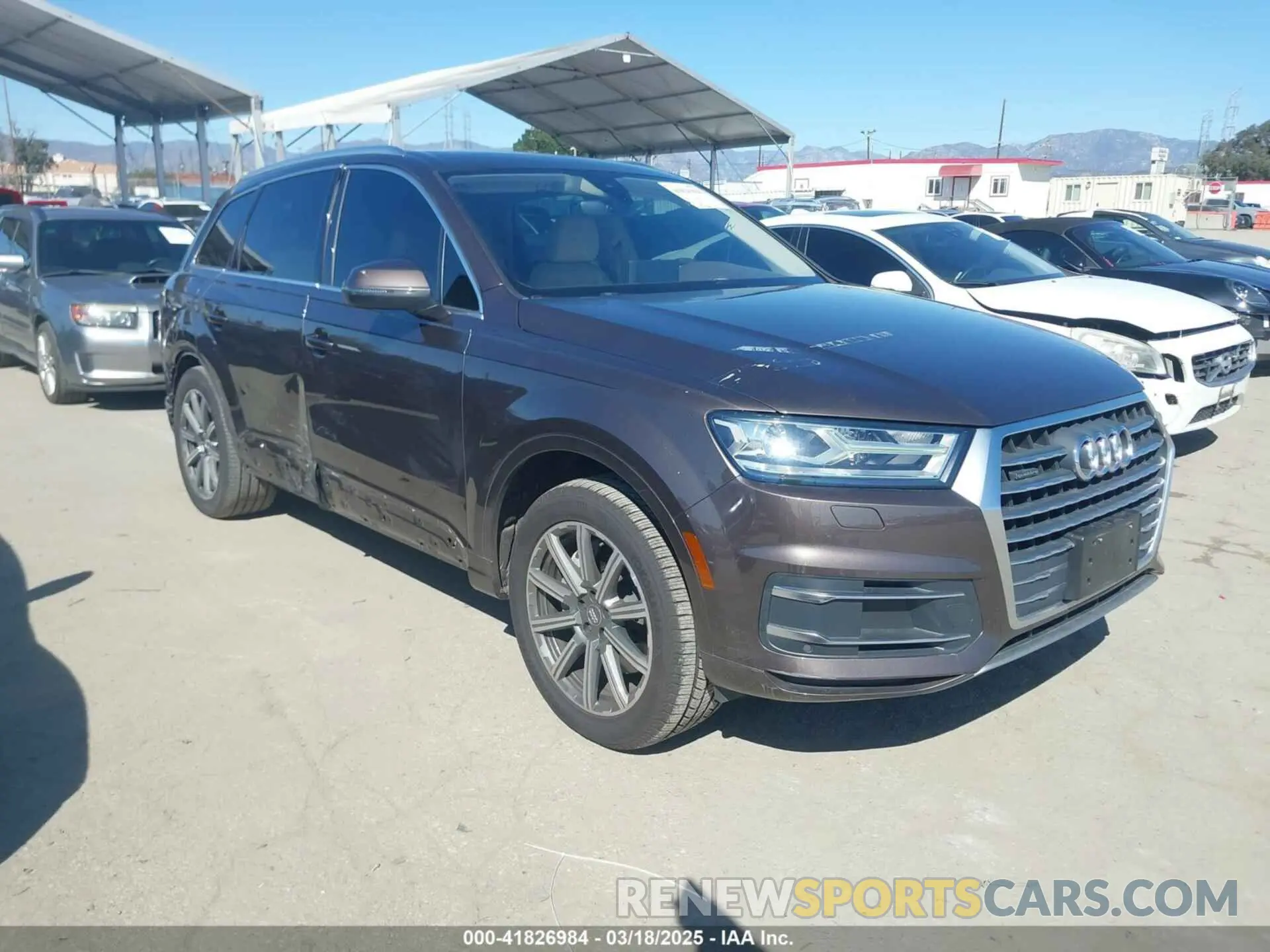 1 Photograph of a damaged car WA1AHAF72KD027732 AUDI Q7 2019