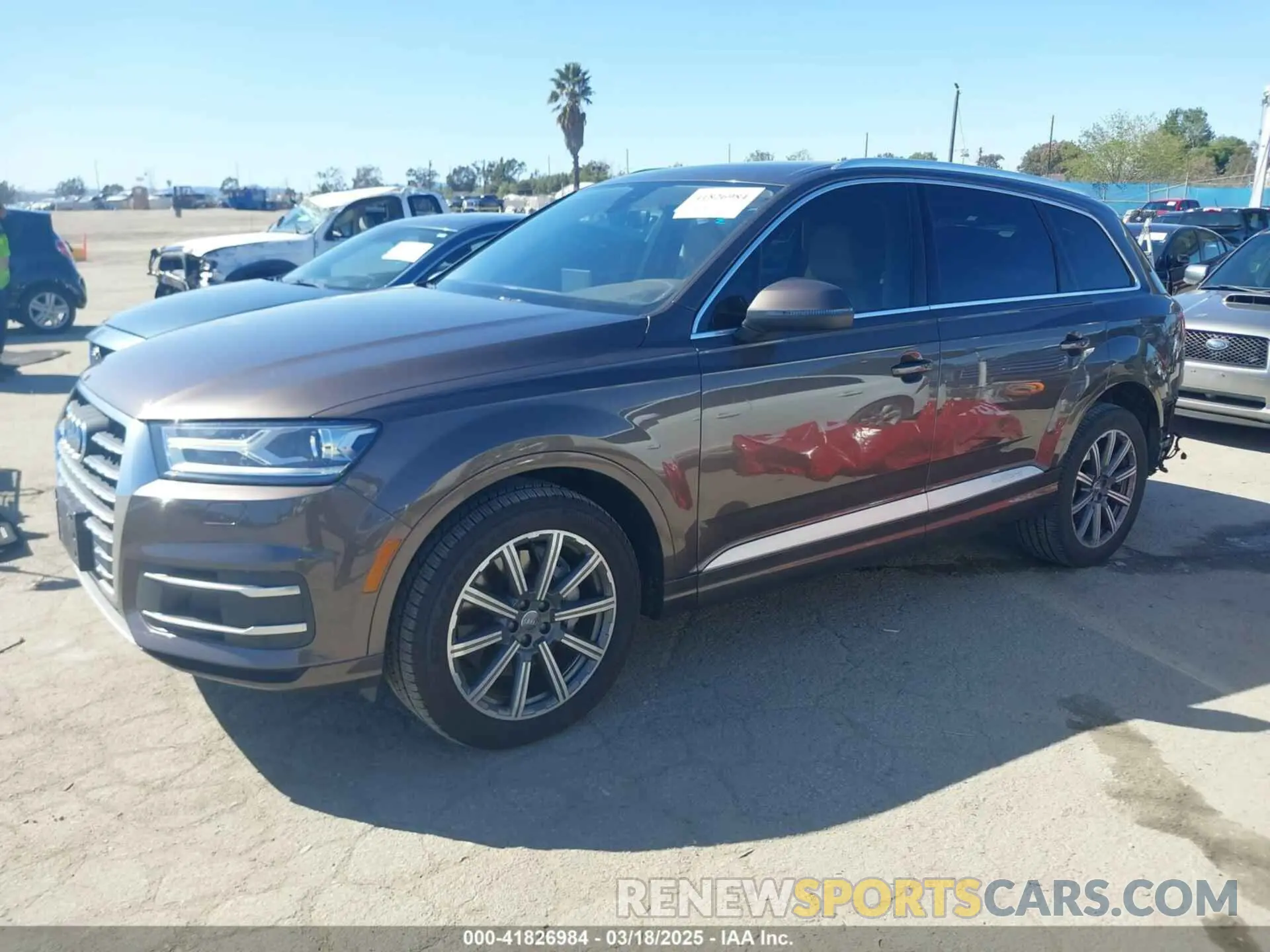 2 Photograph of a damaged car WA1AHAF72KD027732 AUDI Q7 2019