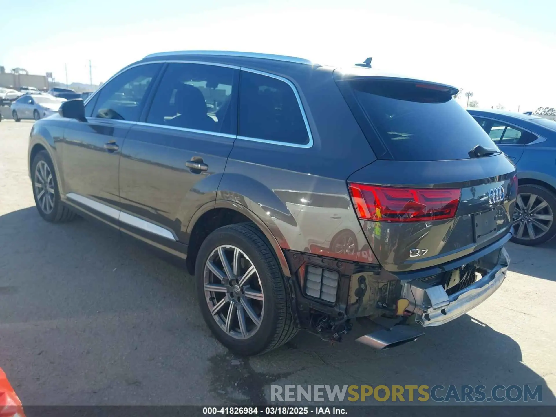 3 Photograph of a damaged car WA1AHAF72KD027732 AUDI Q7 2019