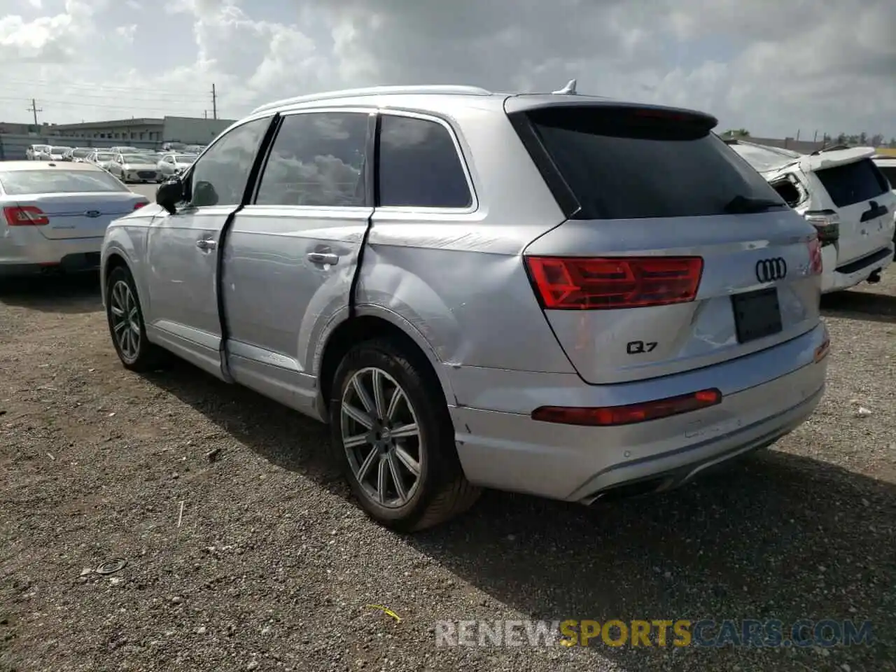 3 Photograph of a damaged car WA1AHAF73KD029635 AUDI Q7 2019