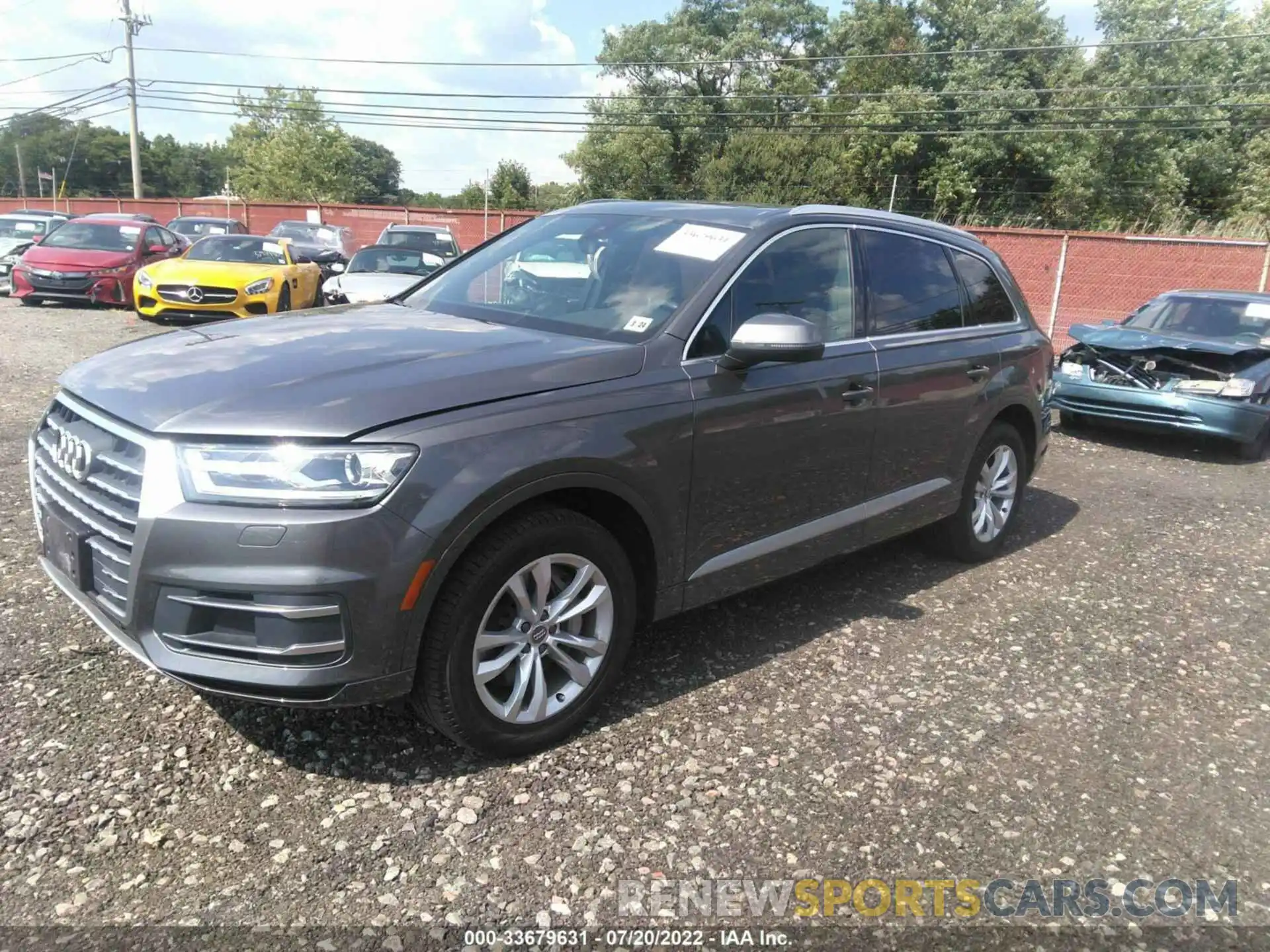 2 Photograph of a damaged car WA1AHAF74KD015758 AUDI Q7 2019