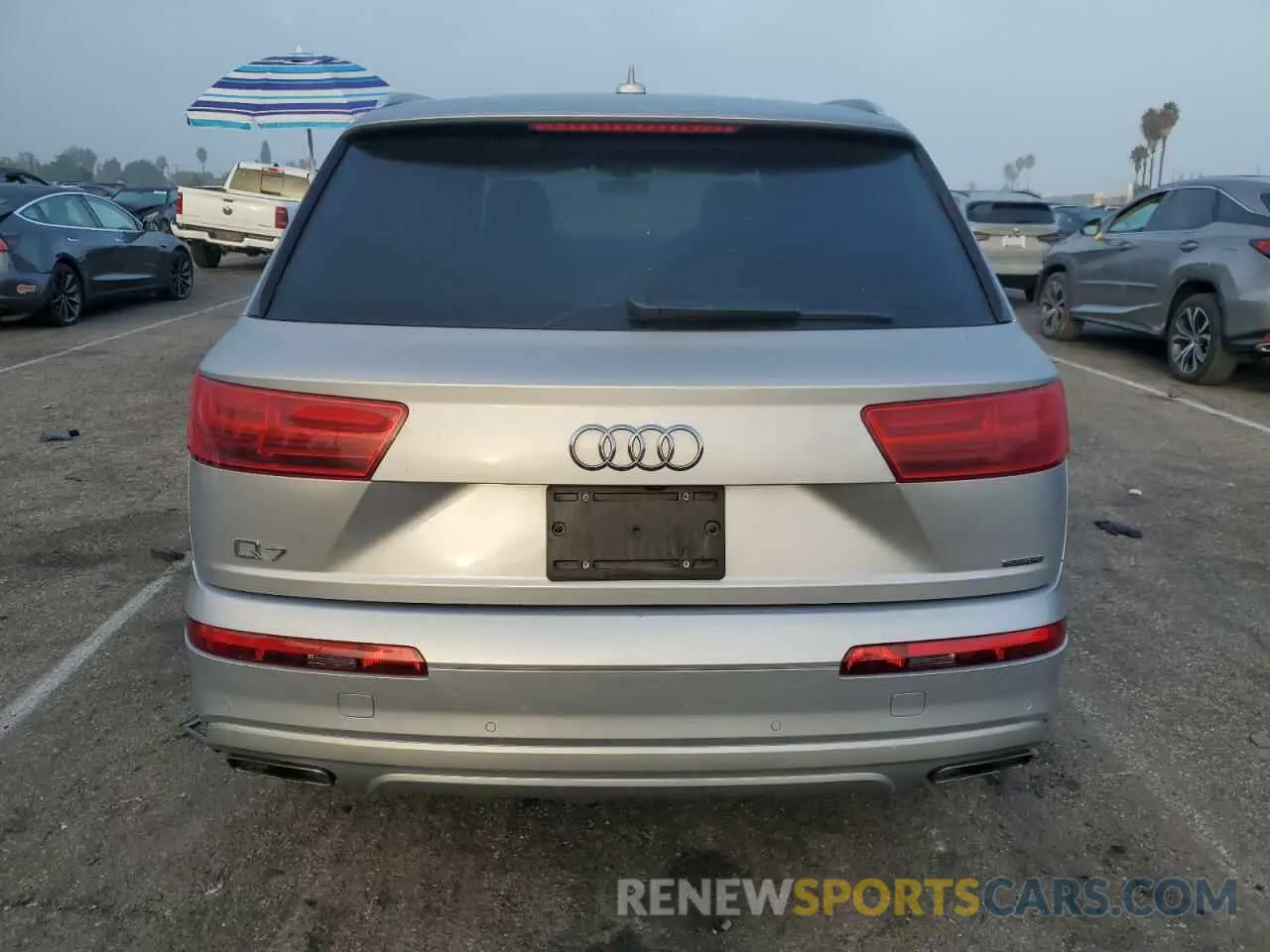 6 Photograph of a damaged car WA1AHAF74KD041874 AUDI Q7 2019