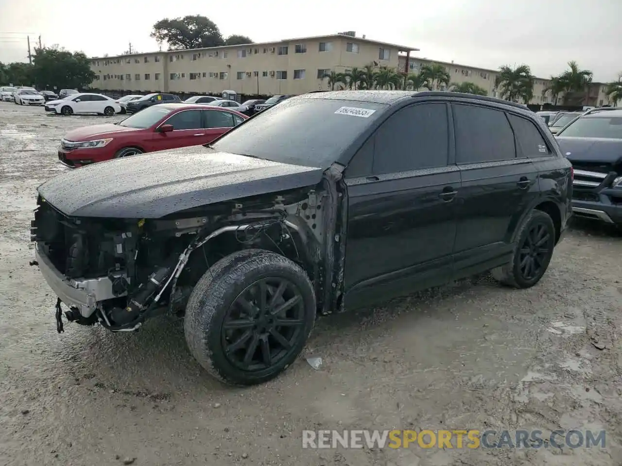 1 Photograph of a damaged car WA1AHAF75KD018782 AUDI Q7 2019