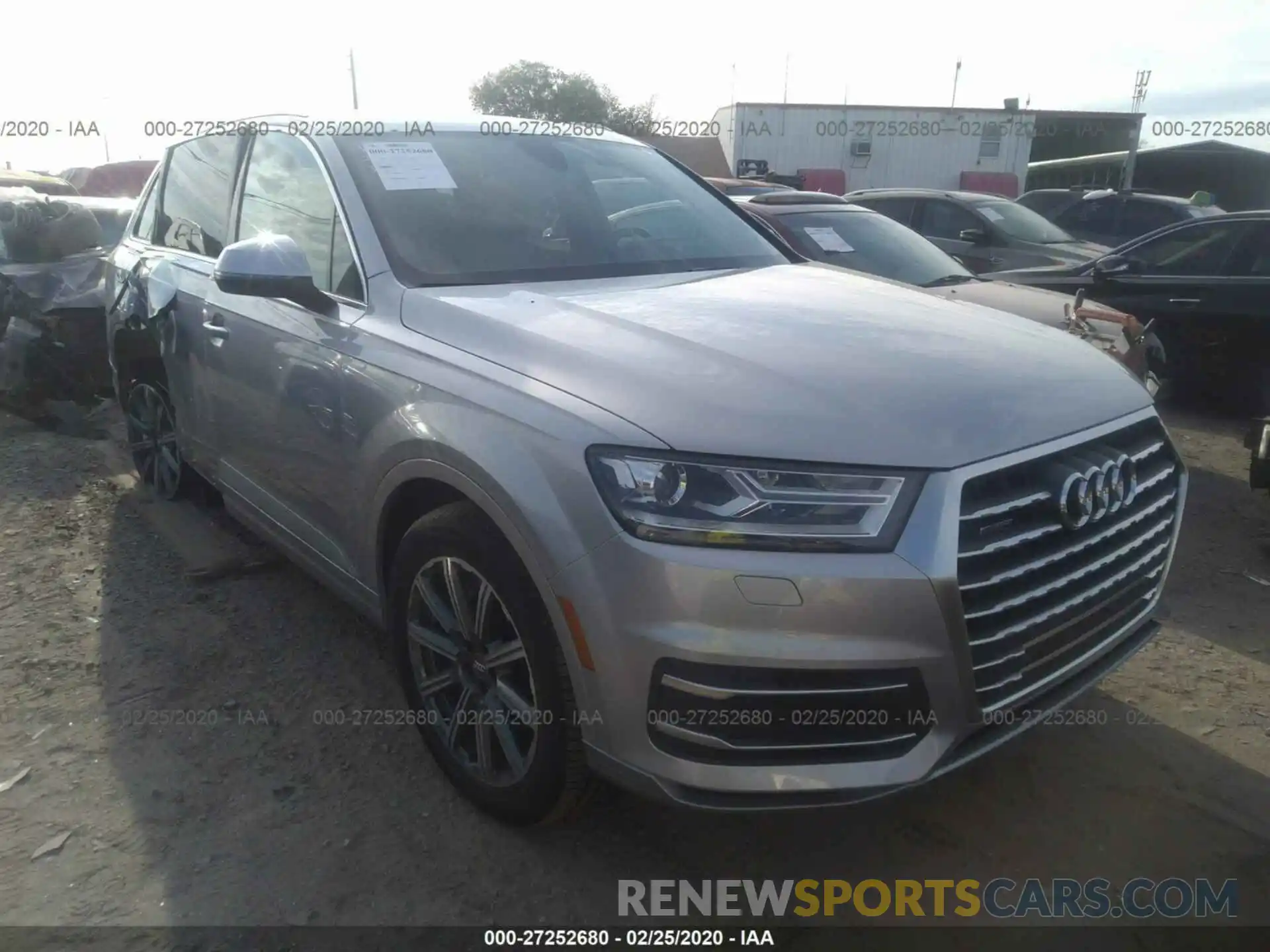 1 Photograph of a damaged car WA1AHAF75KD029426 AUDI Q7 2019