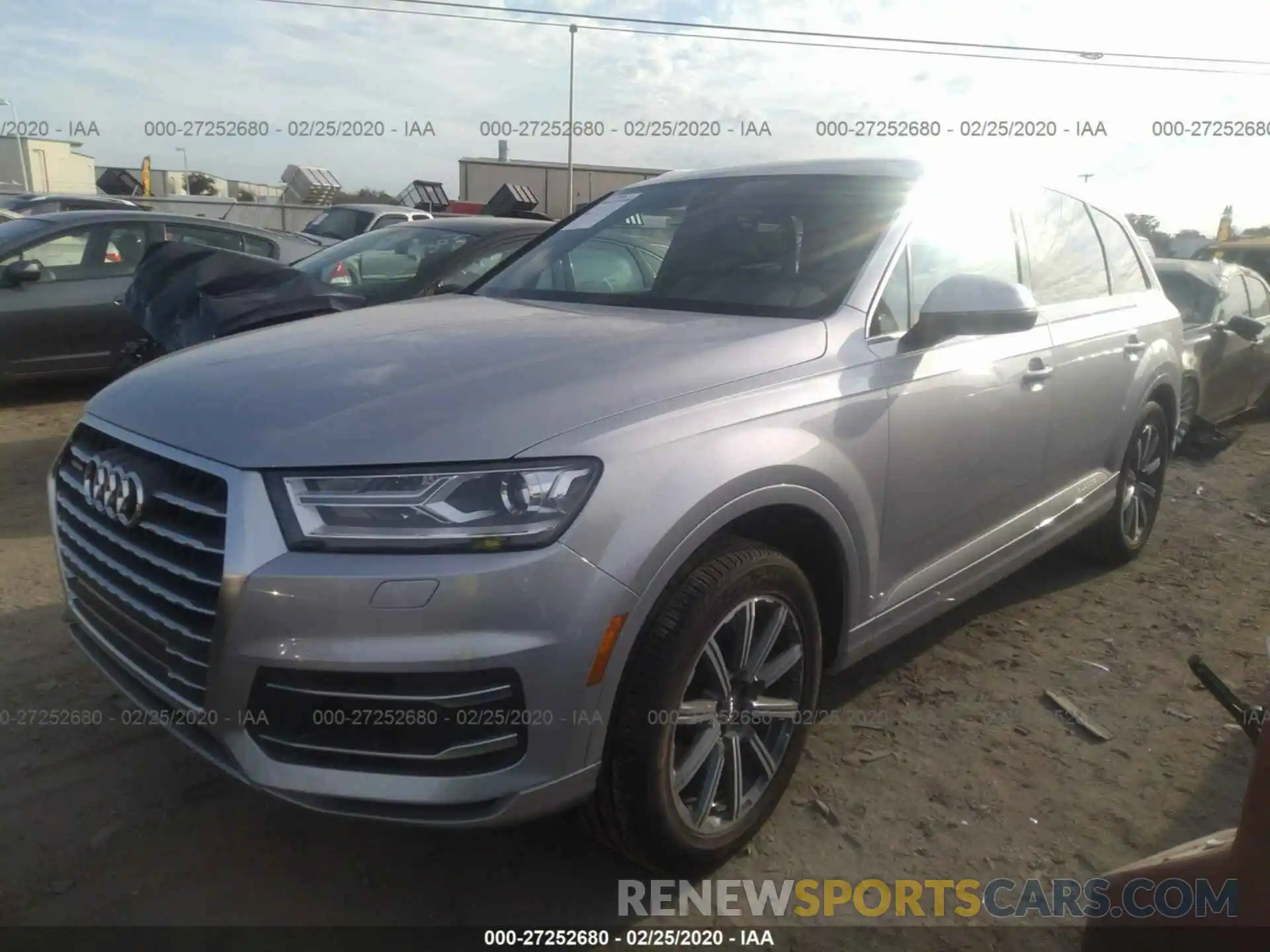 2 Photograph of a damaged car WA1AHAF75KD029426 AUDI Q7 2019