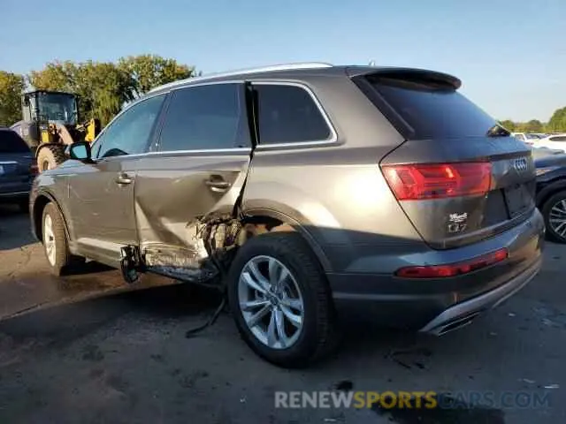 2 Photograph of a damaged car WA1AHAF76KD017799 AUDI Q7 2019