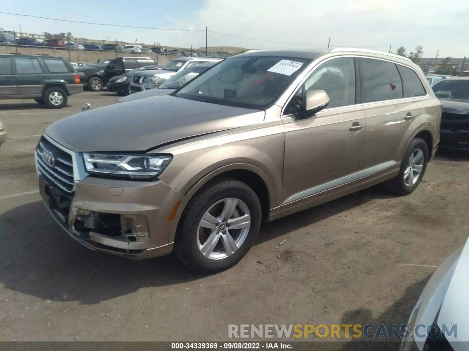 2 Photograph of a damaged car WA1AHAF76KD023862 AUDI Q7 2019