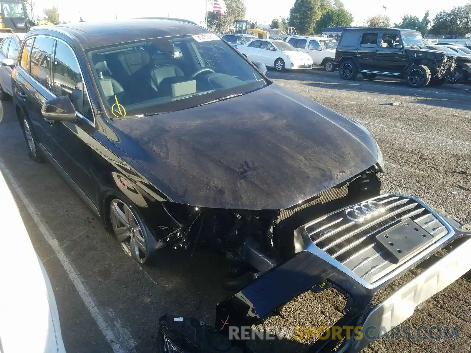 1 Photograph of a damaged car WA1AHAF76KD026681 AUDI Q7 2019